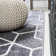 Amuda Blocks Modern Geometric Gray/White Rug