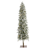 Lighted Artificial Pine Christmas Tree