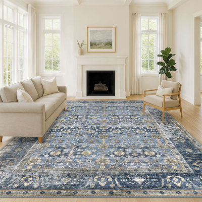 Tapis d'intérieur lavable à la machine avec envers antidérapant