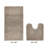 Makaylynn Premium 100% Cotton 2155 GSM 2-Piece Bath Rug Set, OEKO-TEX® Certified, Non-Slip Spray Latex Backing, Plush Tufted, Super Absorbent, Machine Washable Bathroom Rugs, Beige-71054683-122439399