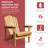 Hillary Western Red Cedar Adirondack Chair