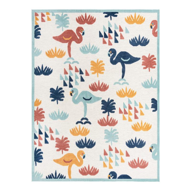 Medway Indoor/Outdoor Rug White, Rectangle 9' x 12'