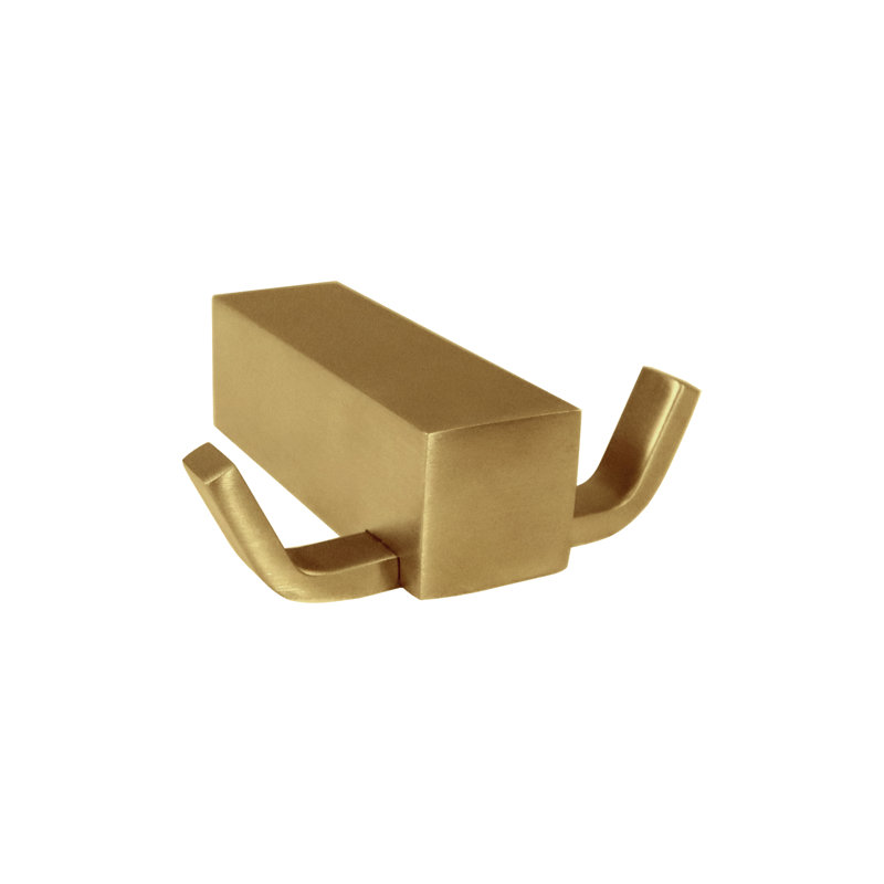 Wall Mounted Towel Hook, Satin Brass