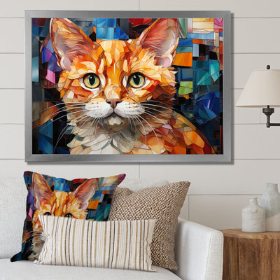 " Abstract Munchkin Marvel Cat Portrait "