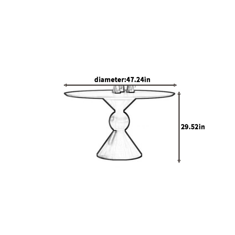 Fiertz, H 29,52 po x L 47,24 po x l 47,24 po
