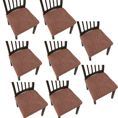 Couvre-siège extensible pour chaise de salle à manger, ensemble de 8 housses de chaise de cuisine imperméables et amovibles