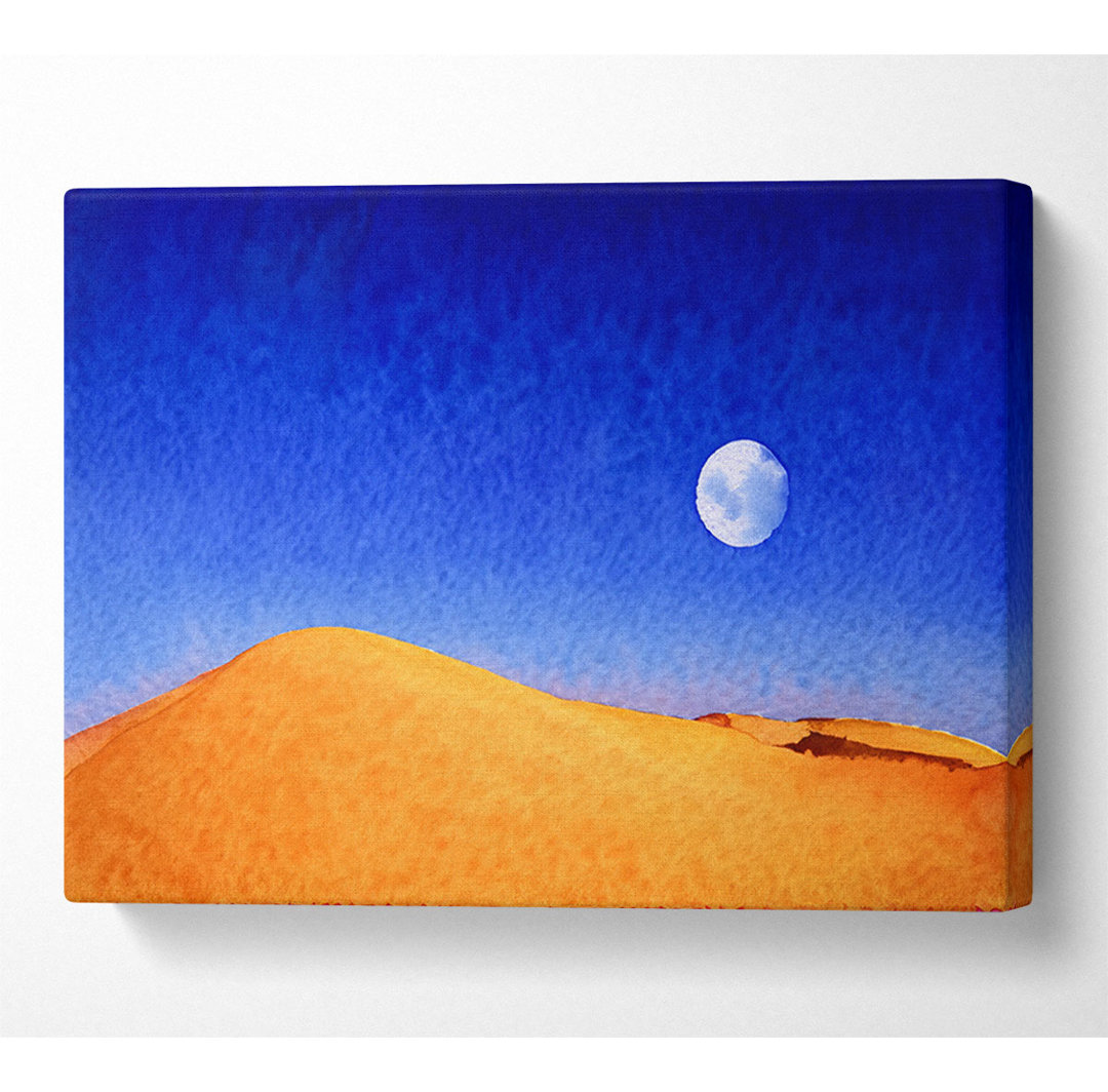 Desert Moon - Kunstdrucke auf Segeltuch