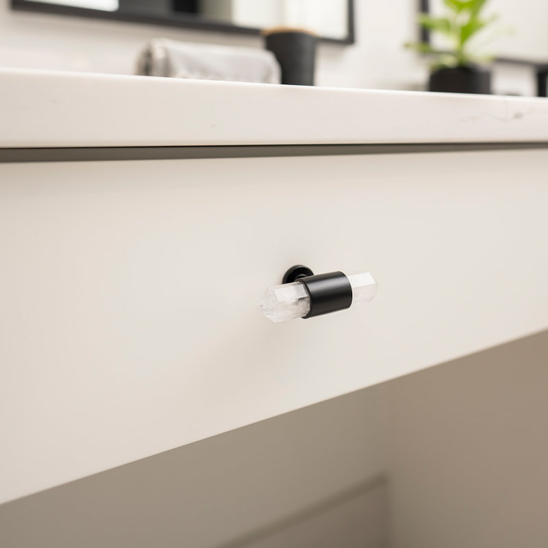 Bijou Aura Collection T-Knob - 2-3/4" x 3/4 " Cabinet Knob - Transitional Hardware for Drawers & Cabinets, Polished Nickel