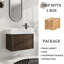 Meuble-lavabo mural simple 30 po avec plateau en résine-717374003
