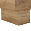 Table basse moderne simple à texture de bois clair - modèle pratique 43,3 po x 21,6 po x 17,2 po