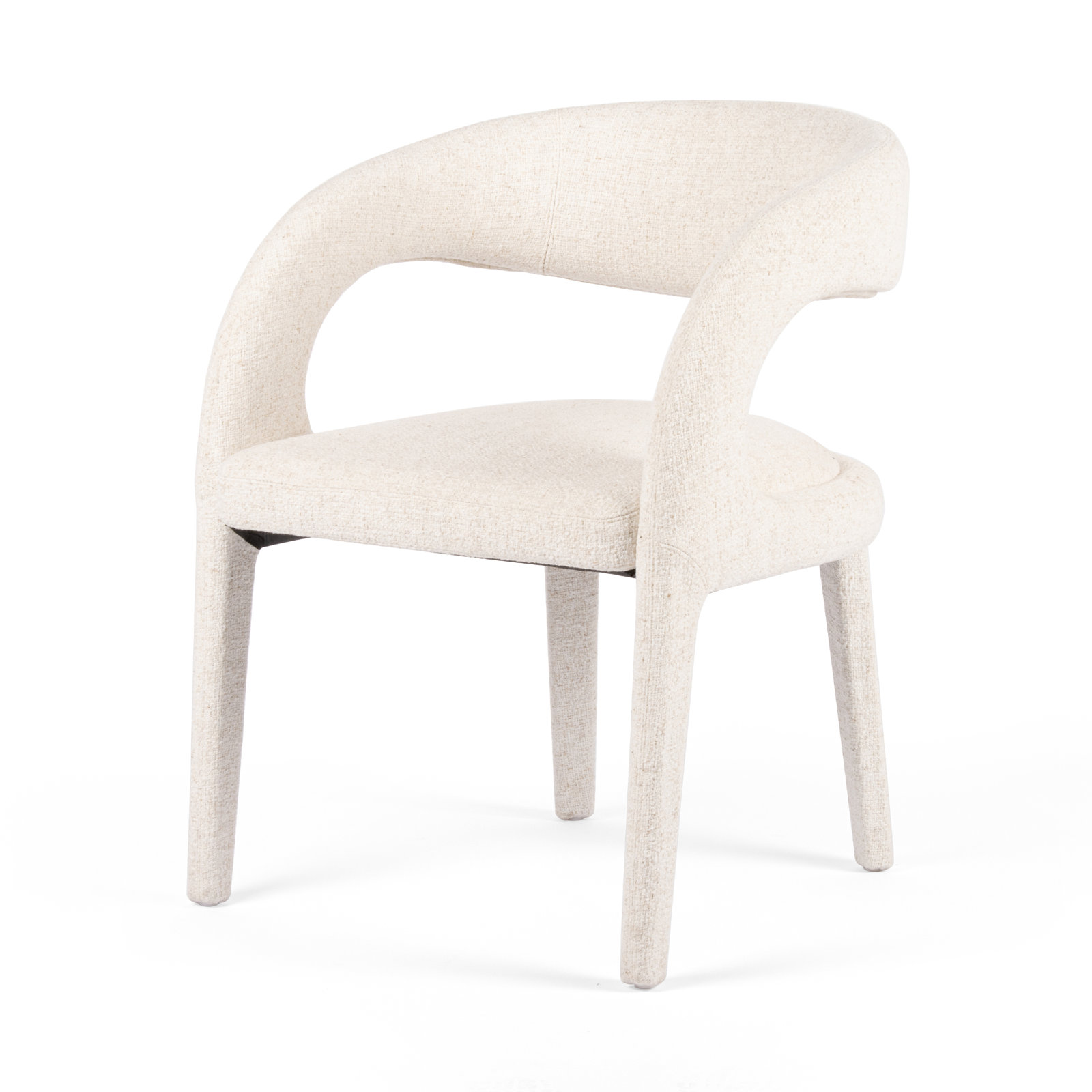 Hawkins Genuine Leather Dining Armchair, Omari Natural