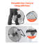 2 ventilateurs de plancher 20 pièces 3 vitesses 360 °