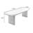Solid wood rectangular pine dining table-2041895661