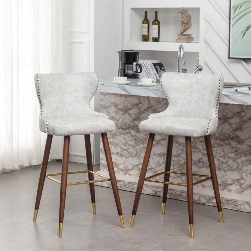 Ensemble de tabouret de bar Mid-Century