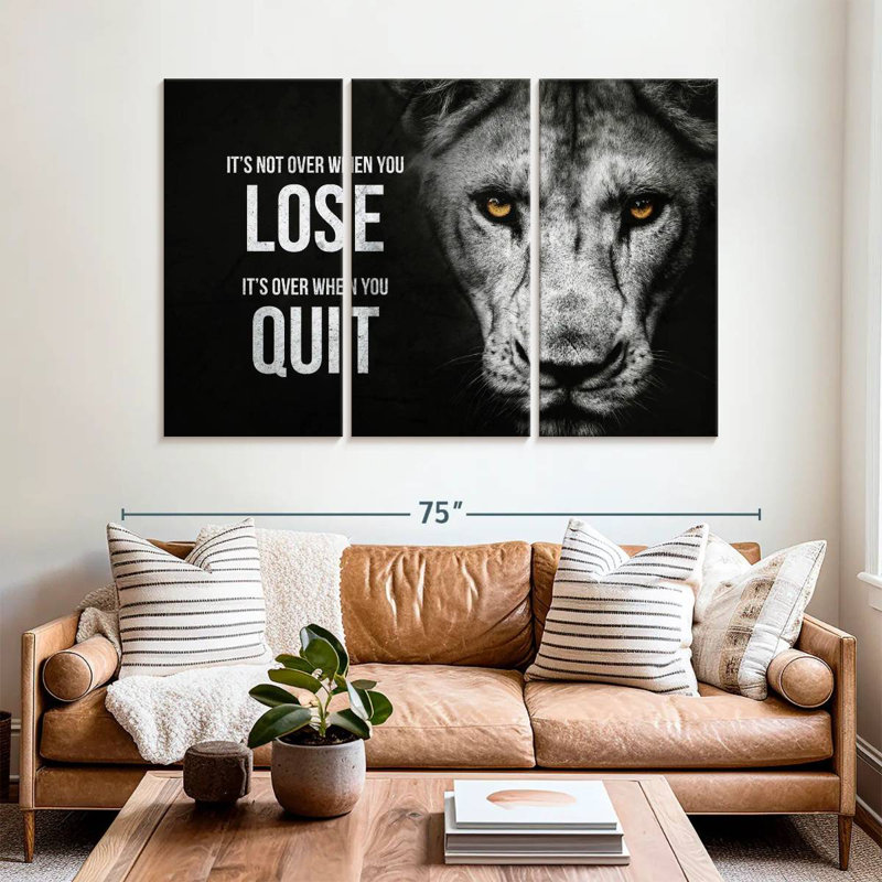 Tergel It's Over When You Quit I, H 42 po x l 65 po