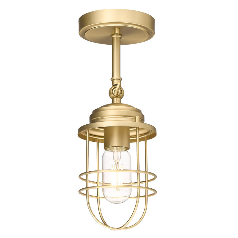 Lylah Steel Spotlight, Brushed Champagne Bronze