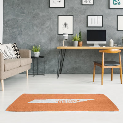 Tapis de maison orange doux Knoxville