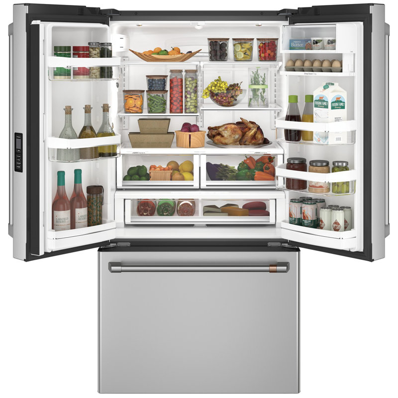 36" Counter Depth French Door 23.1 cu. ft. Energy Star Refrigerator, Stainless Steel