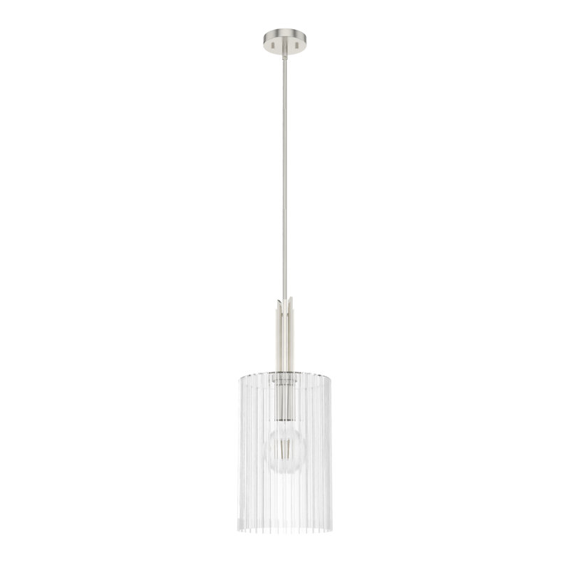 Gatz 1 - Light Cylinder Pendant, Brushed Nickel