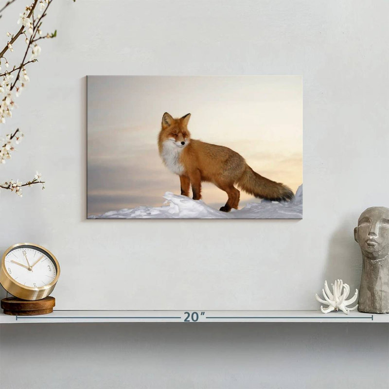 Brampt Majestic Fox, 8" H x 12" W
