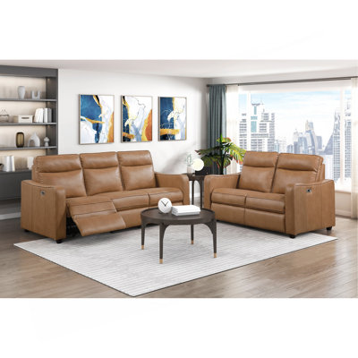 Ensemble de canapé inclinable électrique moderne 2pc