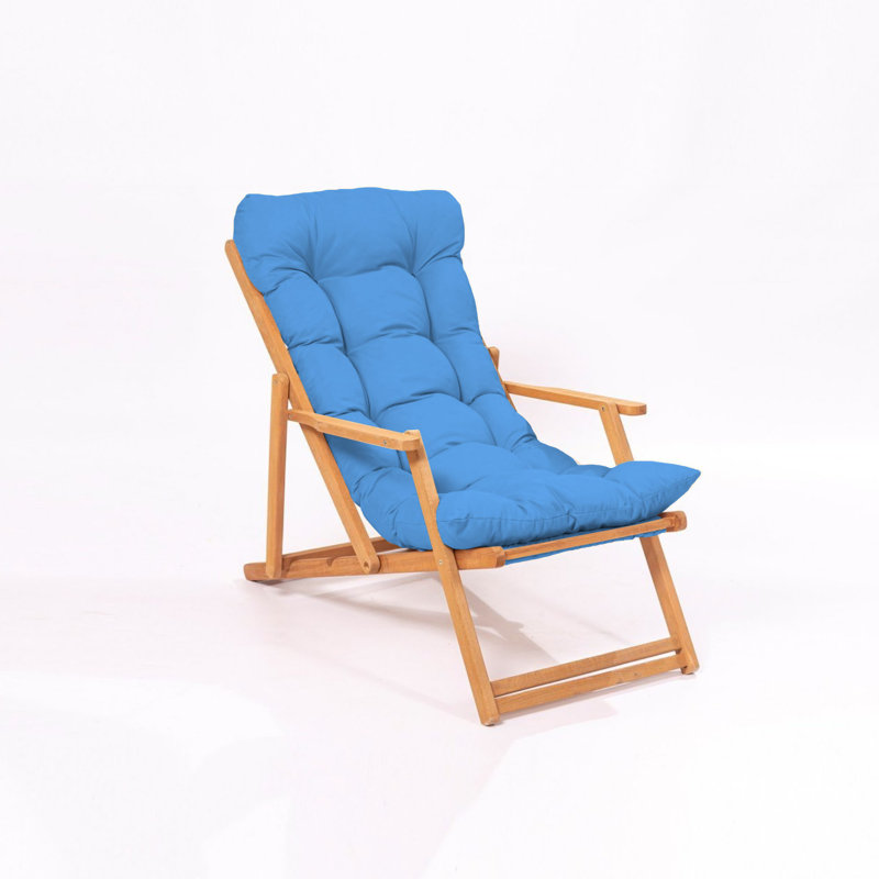 Phillippi Folding Deck Chair, Blue