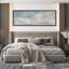 «Serene Blue Sky Clouds Relaxing Calm», impression sur toile encadrée surdimensionnée-111653776-111653778