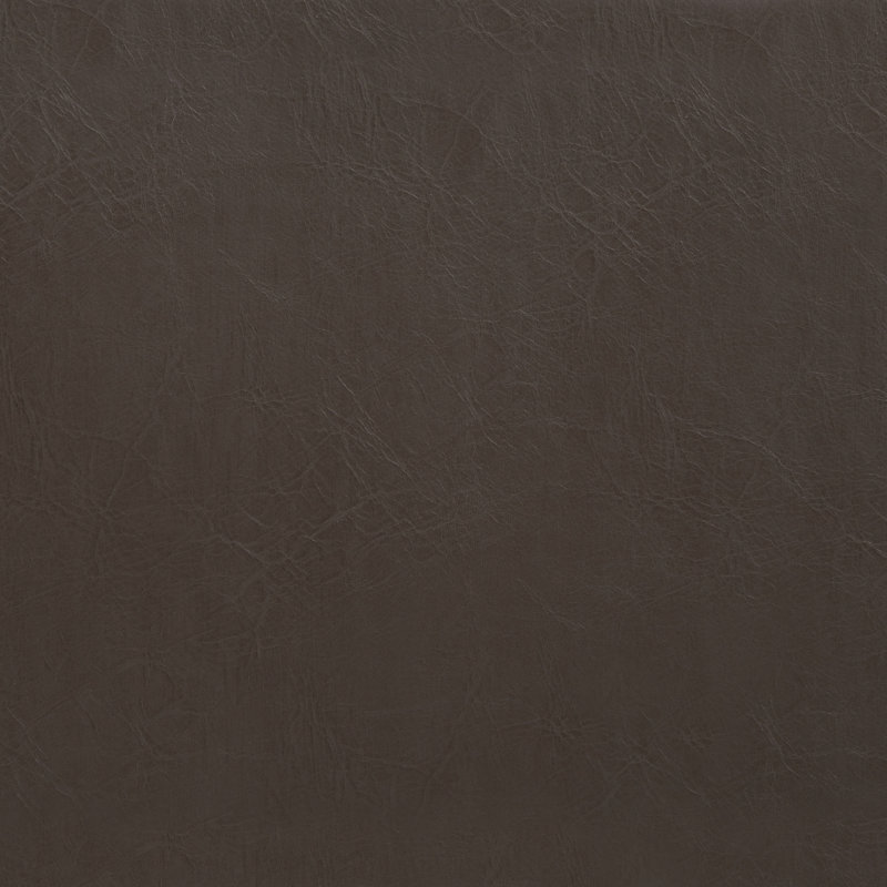 Chocolate Brown Faux Leather Backless Storage Ottoman Bench