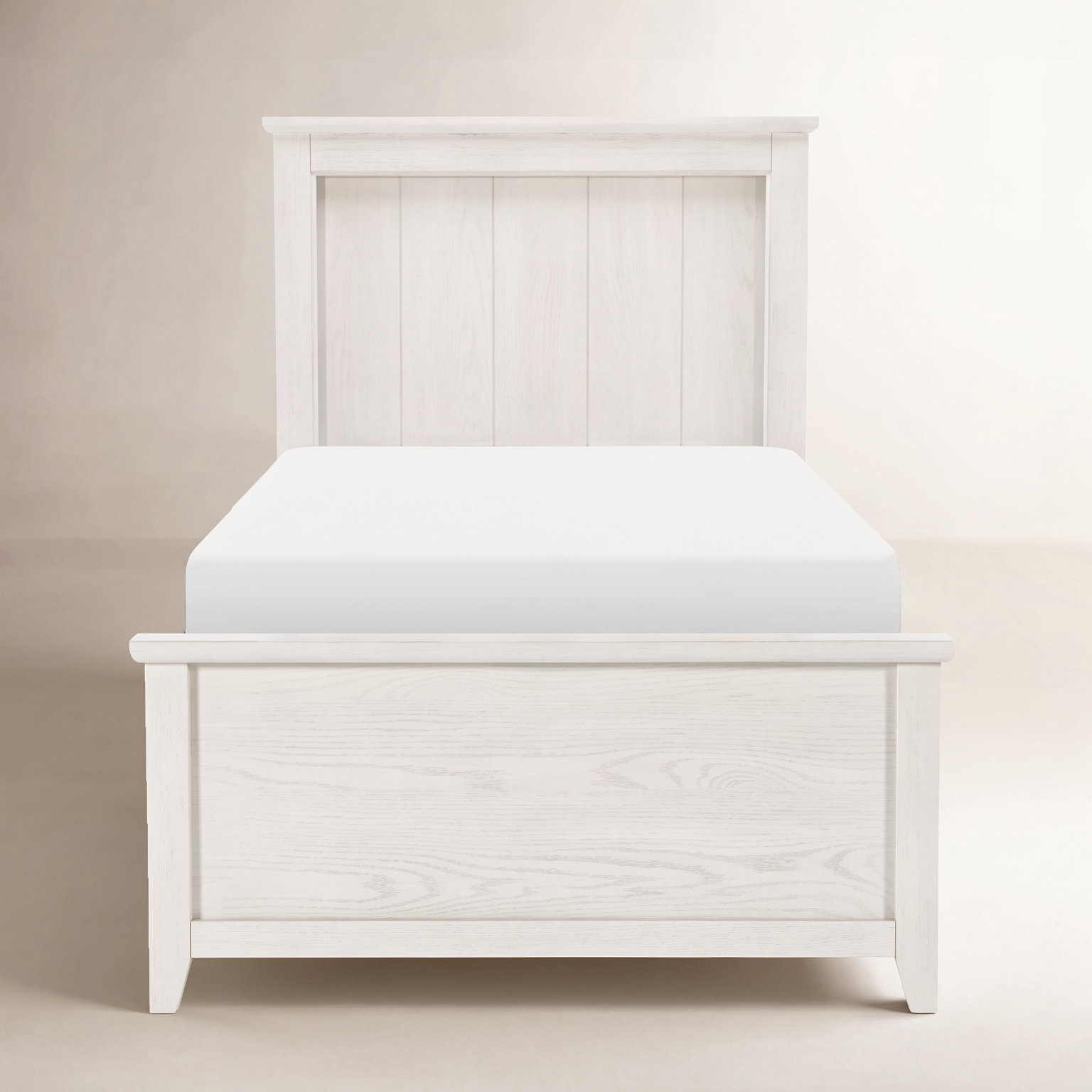 August Complete Panel Bed With LED Light, Twin