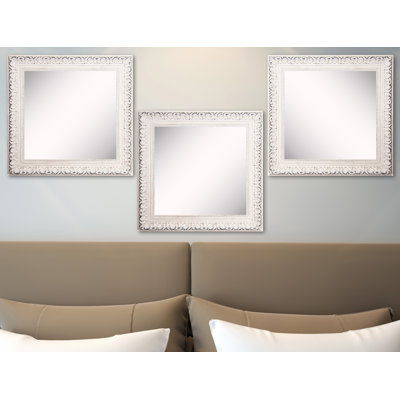 Ensemble de 3 miroirs muraux contemporains victorian français 3 pièces Vinson
