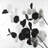 Grayscale Branches with Leaves - Botanical Framed Print