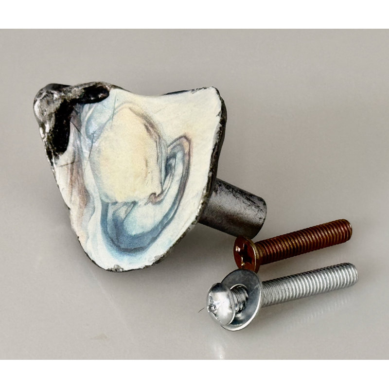 Poignée Oyster - bleu et blanc