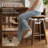 26 '' Swivel Upholstered Counter Stool with Bentwood Frame-1876242129
