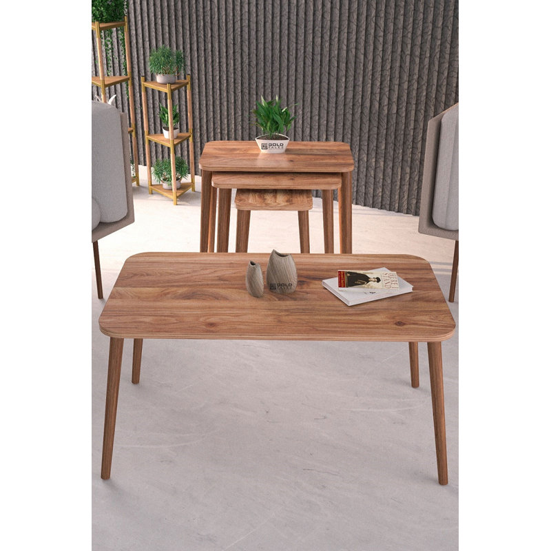 Jessica 35cm Console Table, Walnut