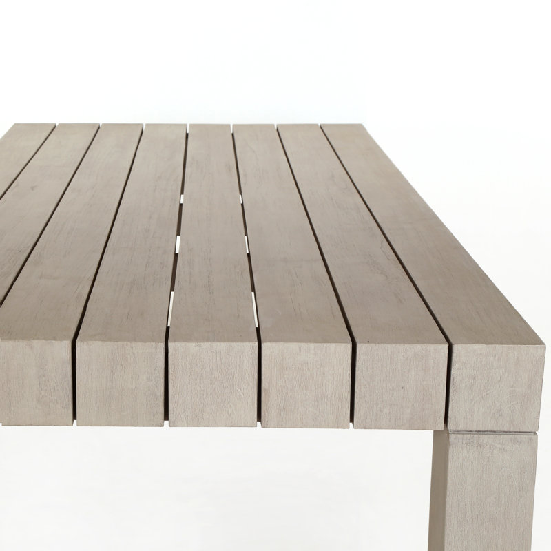 Table de salle à manger Shea, Gris patiné