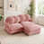 Chenille rose sélectionné