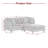 3 - Piece Upholstered Camel Corduroy Modular Sectional with Pillow Back and Removable Ottoman-1781209359