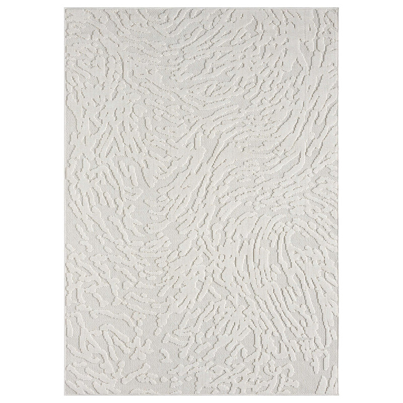 Topo Relief Power Loomed Indoor/Outdoor Rug, Rectangle 2'3" x 3'3"