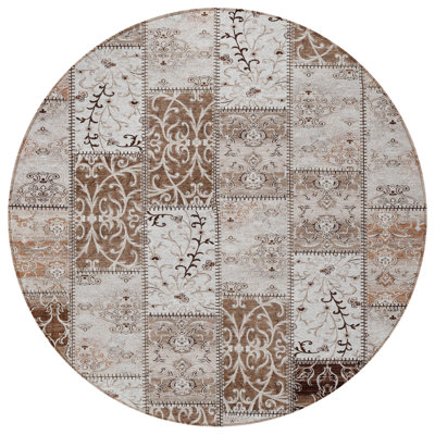 Washable Patchwork Rug