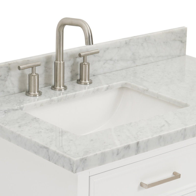 Kensington 37'' W Single Vanity, Right, White