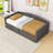 Twin Upholstered Daybed with Pop Up Trundle-438260044