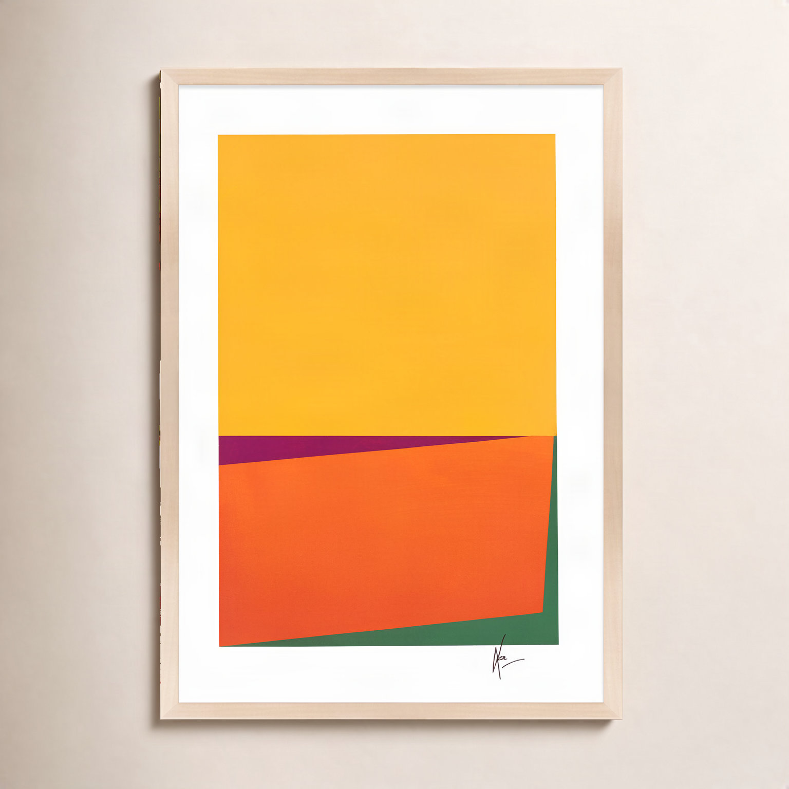 Sahara "Sahara" Print by Lee Lessem, 50" H x 35" W x 1.25" D, Brown