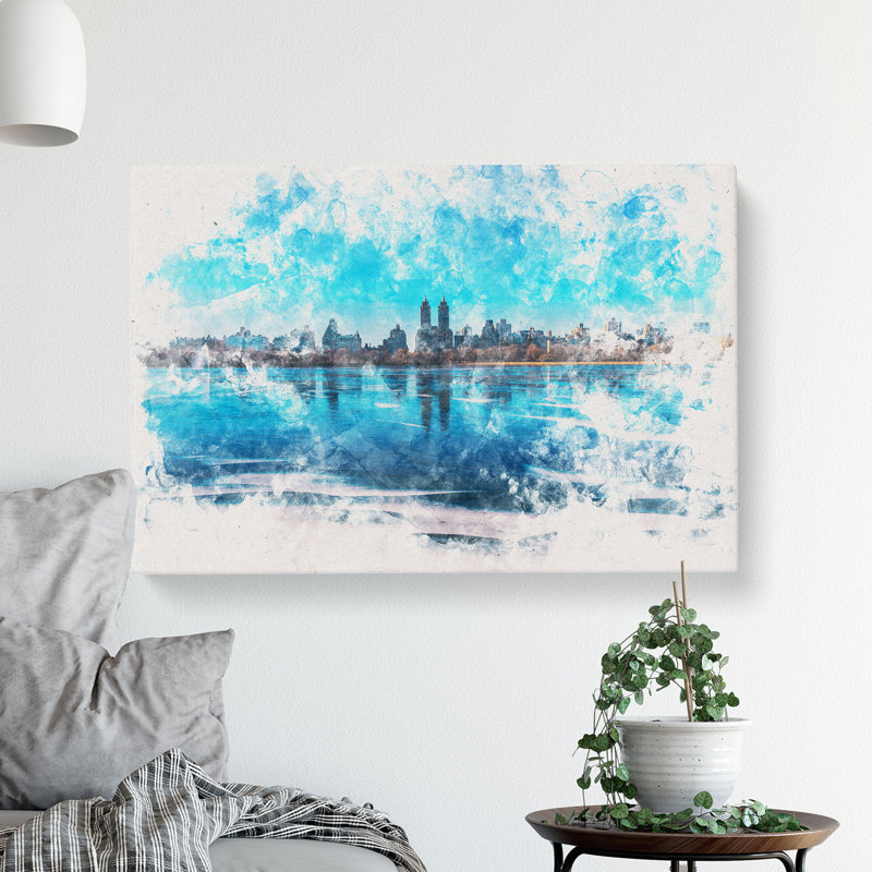 View Of New York - Wrapped Canvas Print, 35cm H x 50cm W x 3cm D