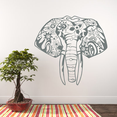 Décalcomanie murale éléphant yoga Litton