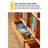 Minimalist Solid Wood Open Bookshelf with Drawers