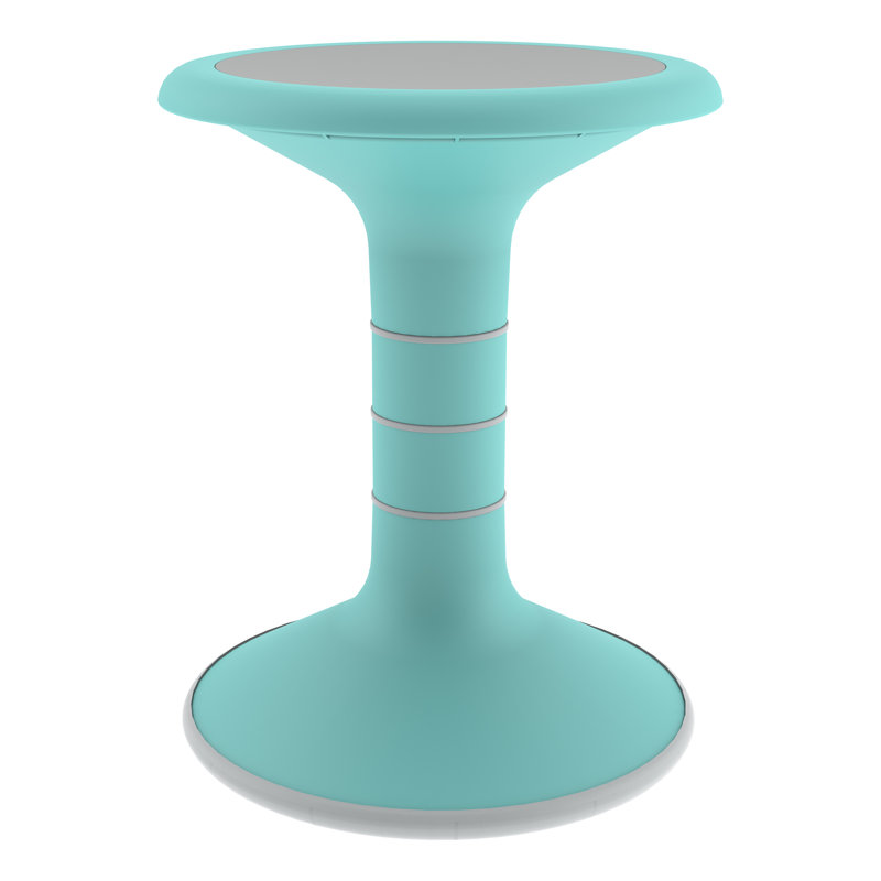 Tabouret Crossen Classroom, H 16 po, Turquoise