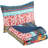 Amara Boho Floral Red/Yellow/White Quilt Set-577168700