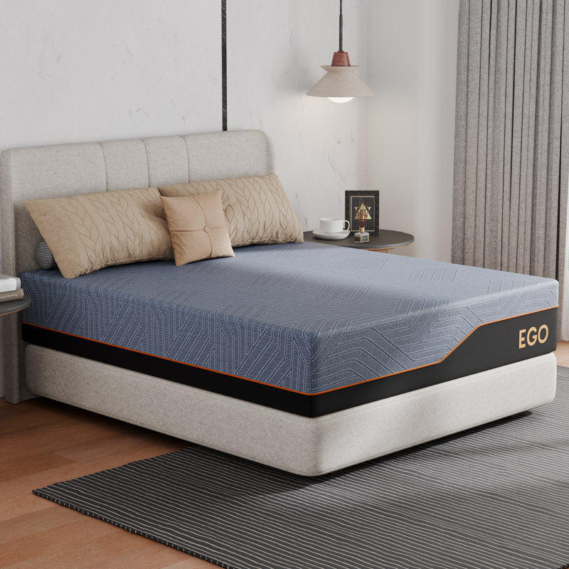  Matelas en mousse à mémoire de forme mi-ferme 14 po, Très grand lit