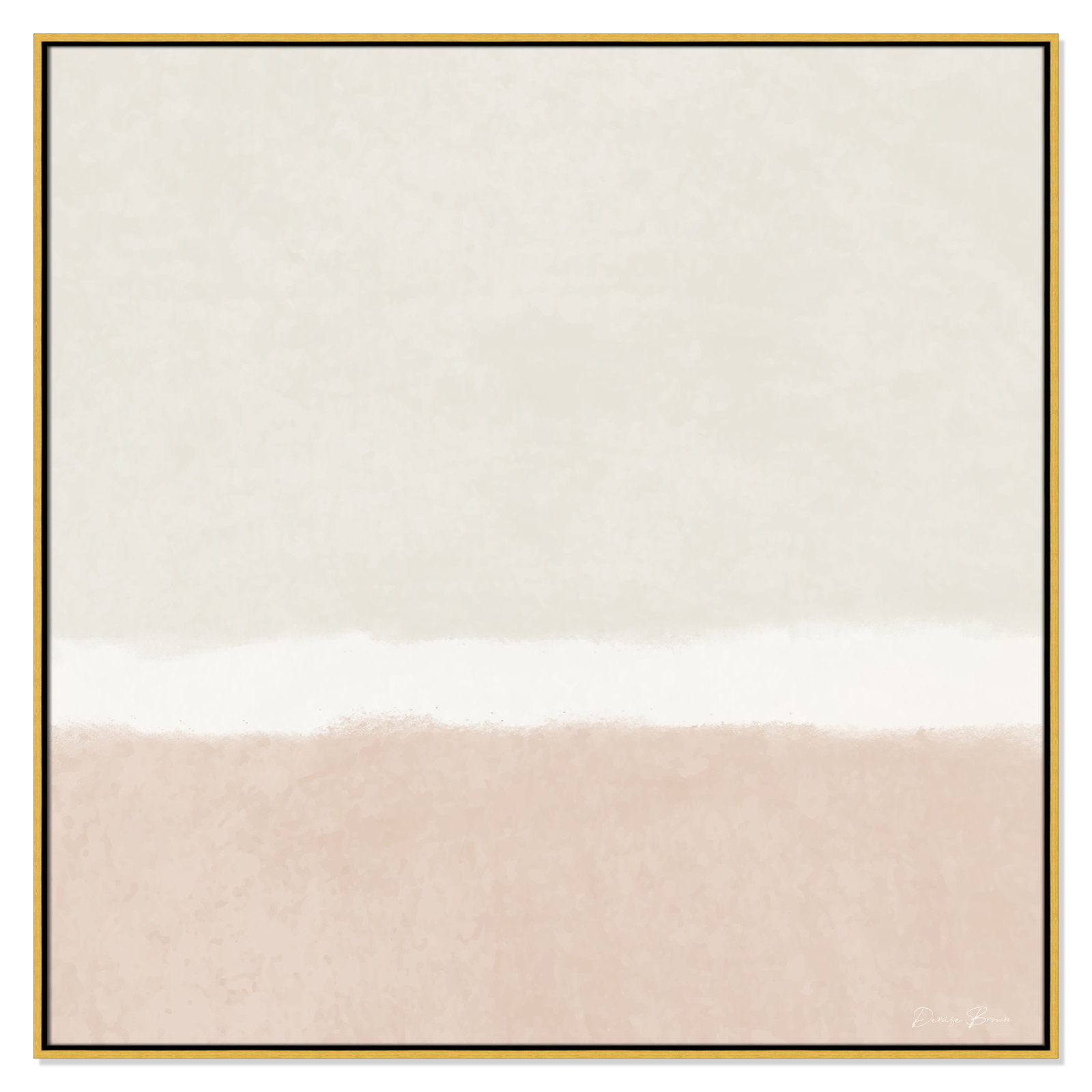 Willadeene "Slate I" Print, 46.5" H x 46.5" W, Gold Framed
