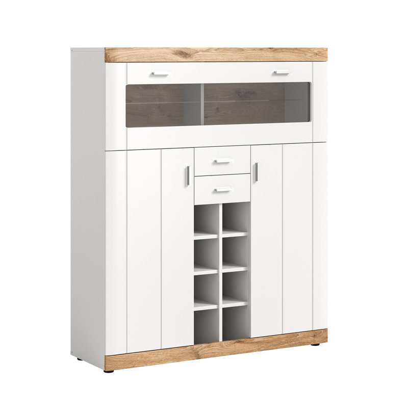 Earlton 117cm Wide 2 Drawer Highboard